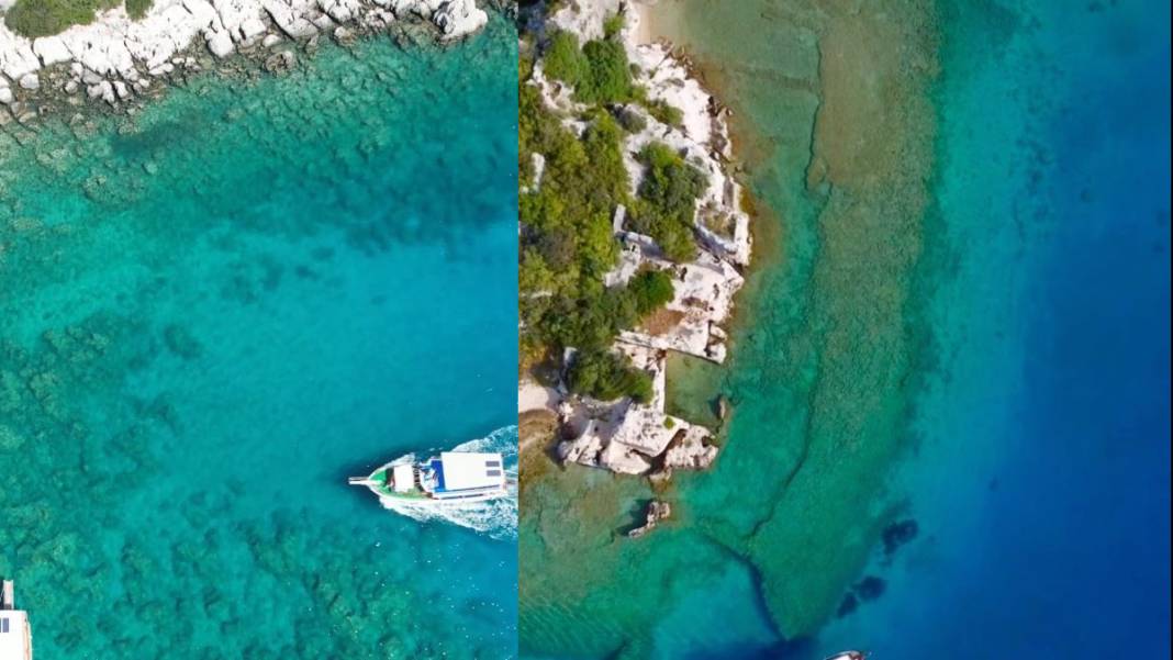 Depremle birlikte deniz yutmuştu... Bin 500 yıllık 'Batık Şehir' 7